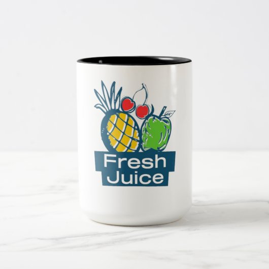 beroving tweekleurige koffiemok (Center)