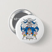 Berredo Family Crest Ronde Button 5,7 Cm (Voorkant /achterkant)