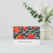 Berries Appointment Card Afsprakenkaartje (Staand voorkant)