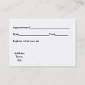 Berries Appointment Card Afsprakenkaartje (Achterkant)