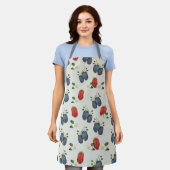 Berries Apron Schort (Gedragen)