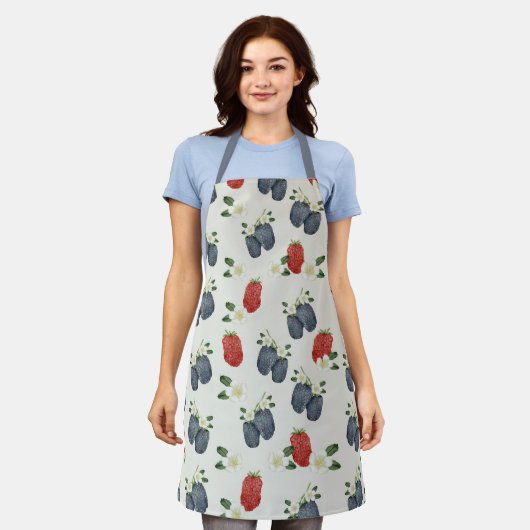 Berries Apron Schort (Gedragen)