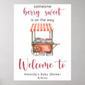 Berries Baby shower Poster (Voorkant)
