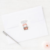 Berries baby shower - Prayer candle label (Envelop)