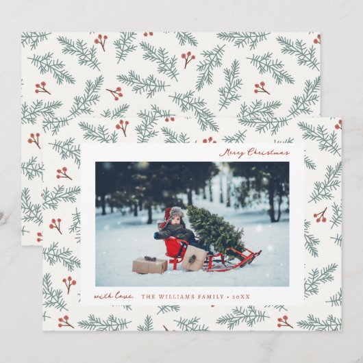 Berries Botanische Vakantie Kaart (Voorkant / Achterkant)