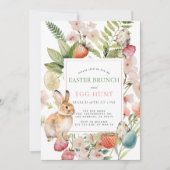 Berries & Bunny Berry Sweet Easter Brunch Kaart (Voorkant)