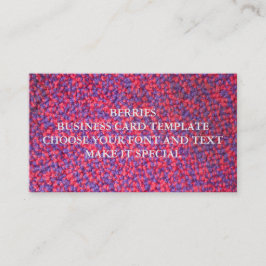 BERRIES BUSINESS CARD TEMPLATE VISITEKAARTJE