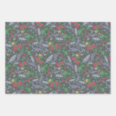  Berries Butterflies Marigold Carnjers Inpakpapier Vel (Voorkant 2)