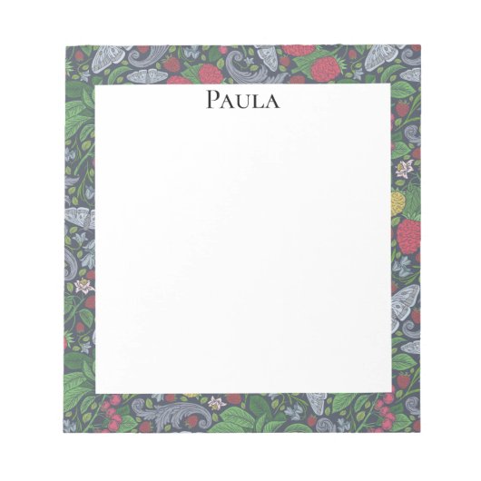  Berries Butterflies Marigold Carnjers Notitieblok (Voorkant)