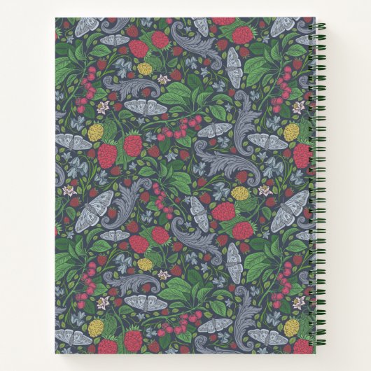 Berries Butterflies Marigold Recipe Notitieboek (Achterkant)