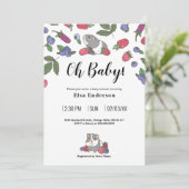 Berries en cavia's kaart (Staand voorkant)