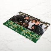 Berries en sterren kerstfeestdag Kaart Folie (Gedraaid)