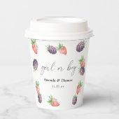 Berries Geslacht onthullen. Meisje of Jongen Papieren Bekers (Voorkant)