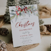 Berries Greenery Corporate Kantoor Kerstfeest Kaart