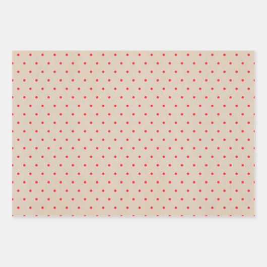 Berries, Holly, olievlek en Stippen op Kraft Inpakpapier Vel (Voorkant 3)