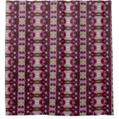 Berries Ikat 16 Douchegordijn (Voorkant)