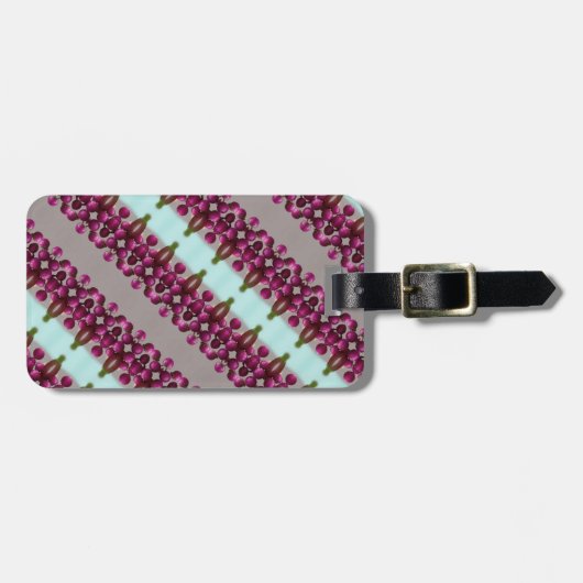 Berries Ikat 2 Bagagelabel (Voorkant horizontaal)