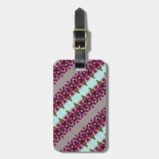 Berries Ikat 2 Bagagelabel (Voorkant verticaal)