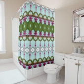 Berries Ikat 6 Douchegordijn (In situ)