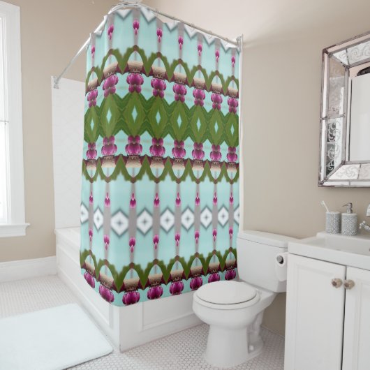 Berries Ikat 6 Douchegordijn (In situ)