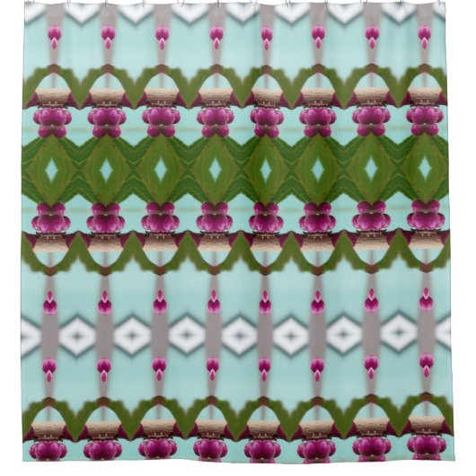 Berries Ikat 6 Douchegordijn (Voorkant)