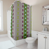 Berries Ikat 8 Douchegordijn (In situ)