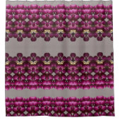 Berries Ikat 9 Douchegordijn (Voorkant)