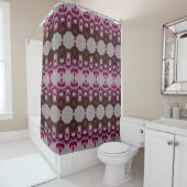 Berries Ikat Zen Douchegordijn (In situ)