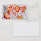 Berries in ijs visitekaartje (Voorkant / Achterkant)