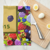 Berries keukenkeukenhanddoek 2015 kalender theedoek (Quarter Fold)