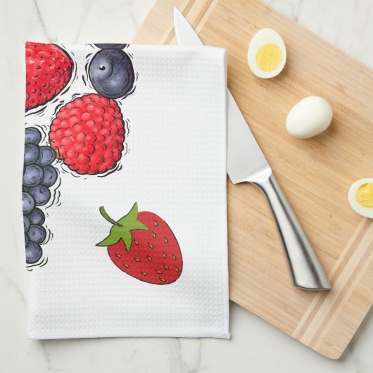 Berries Kitchen Towels Theedoek (Quarter Fold)
