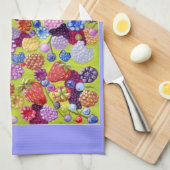 Berries Light American MoJo Kitchen Towel Theedoek (Quarter Fold)
