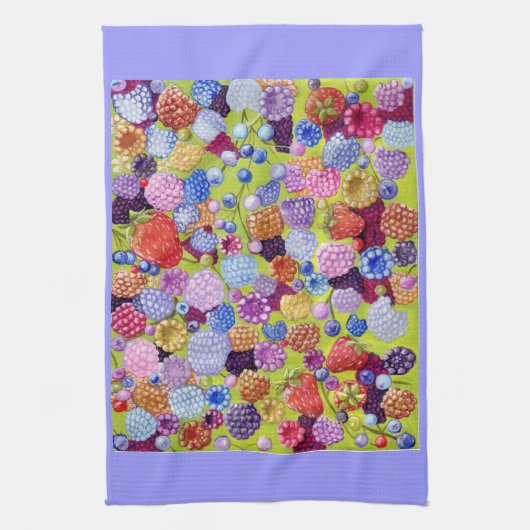 Berries Light American MoJo Kitchen Towel Theedoek (Verticaal)