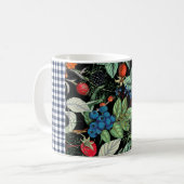 Berries Medley over Country Gingham Koffiemok (Voorkant links)