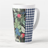 Berries Medley over Country Gingham Latte Mok (Rechterhoek)