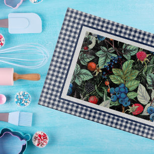 Berries Medley over Country Gingham Snijplank
