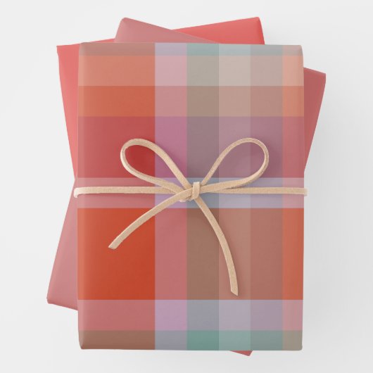 Berries & Melon Wrapping Paper Flat Sheet Set of 3 (In situ)