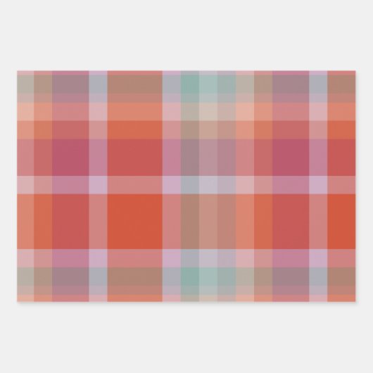 Berries & Melon Wrapping Paper Flat Sheet Set of 3 (Voorkant)