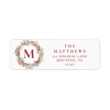 Berries Monogram Vakantie Retouradres