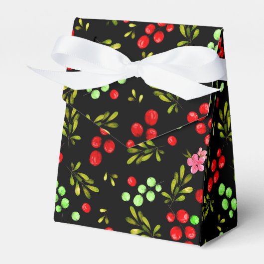 Berries Pattern Bedankdoosjes (Voorkant Zijde)