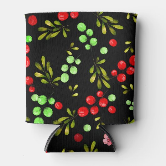 Berries Pattern Blikjeskoeler (Voorkant)