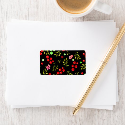Berries Pattern Etiket (Insitu)