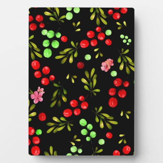 Berries Pattern Fotoplaat (voorkant)