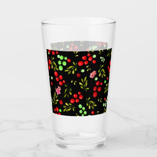 Berries Pattern Glas (Voorkant)