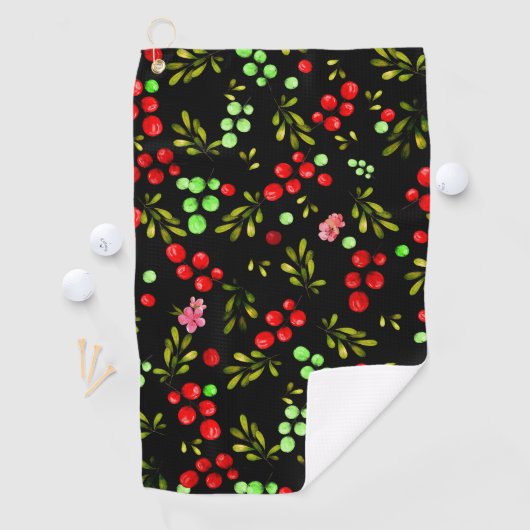 Berries Pattern Golfhanddoek (Insitu)