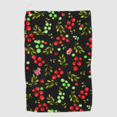 Berries Pattern Golfhanddoek (Voorkant)
