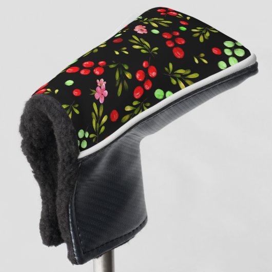 Berries Pattern Golfheadcover (3/4 voorkant)