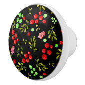 Berries Pattern Keramische Knop (Rechts)