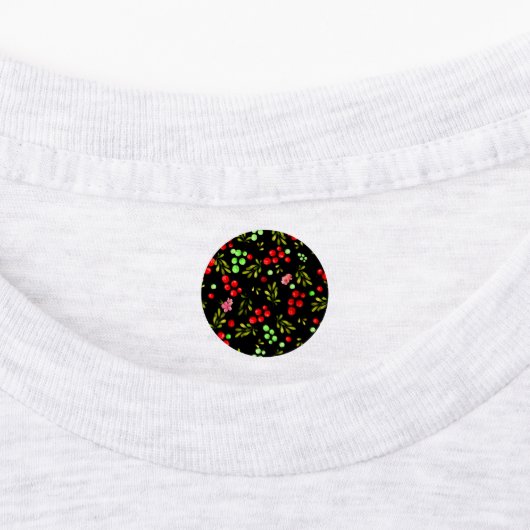Berries Pattern Labels (Aangebracht)