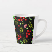 Berries Pattern Latte Mok (Rechts)
